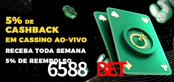 Promoções do cassino ao Vivo 6588 Bet